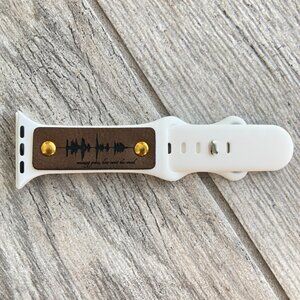 Amazing Grace, How Sweet The Sound Soundwave Band For Apple 38-42mm  - White